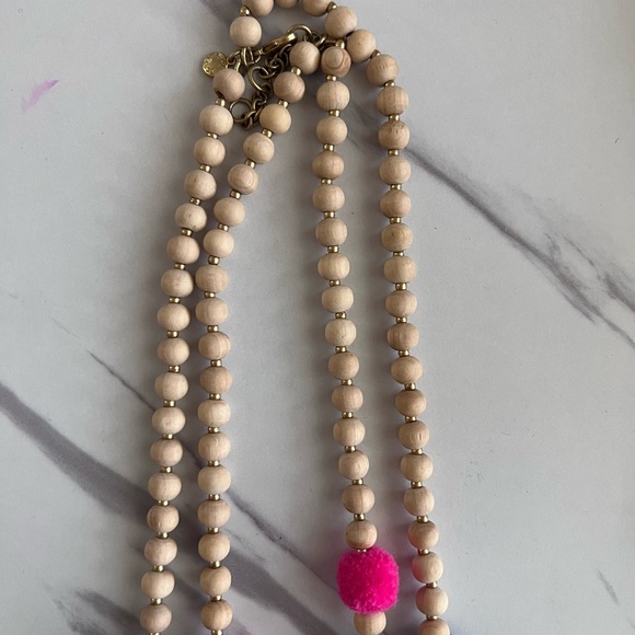 J.Crew Factory Pom Pom Layered Necklace - Picture 3 of 3